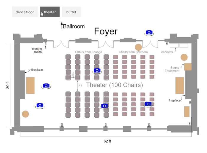 seating layouts on floor plan
