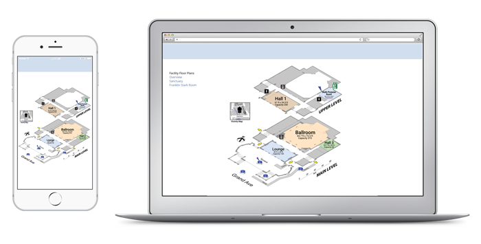 Aiambiq floor plan embedded into a website
